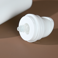 Flacon pompe sans air en plastique de qualité supérieure, plusieurs capacités (15 ml, 30 ml, 50 ml), emballage luxueux pour sérum cosmétique et soins de la peau