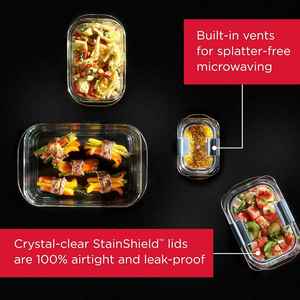 Custom Clear Plastic Eco-friendly Microwavable Kids <b>Storage</b> Lunch <b>Box</b> Pantry Fridge Kitchen Airtight Food <b>Storage</b> Container Set - Product Image 2