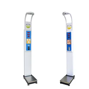 Medical ultrasonic digital bmi height weight machine with coin operation for pharmacy