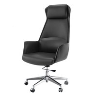 Chaise de bureau de direction confortable pour de longues heures de travail, réglable, pour les conférences, les études, le bureau, chaise de patron