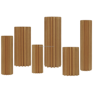 Pedestales Cilíndricos para Fiestas, Soporte de Pilar, Exhibidor de Papel para Decoración de Columnas de Boda - Product Image 3