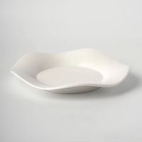 Service de table en porcelaine blanche de luxe, prix de gros direct usine, comprenant assiettes, bols et tasses