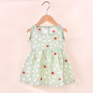 Vestito per Bambine, Abbigliamento per Bambini, Abiti da Casa, Pigiama Estivo in Spandex e Poliestere con Motivi Cartoon, Gonna da Spiaggia Stile Principessa - Product Image 3