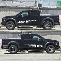 Autocollant de voiture tout-terrain FX4, 2 pièces, pour Ford Ranger Raptor F150 Mitsubishi L200 Isuzu Dma Nissan NAVARA Toyota Hilux, accessoires pour pick-up