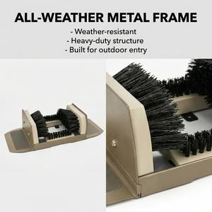 Brosse à chaussures extra large avec plaques antidérapantes, nettoyeur de chaussures et de bottes robuste pour l'extérieur, pour l'entrée, le porche, le garage, la ferme - Product Image 4