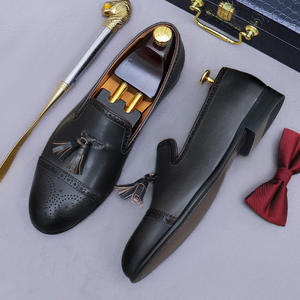 Zapatos Formales de Negocios de Piel Auténtica para Hombre, Estilo de Moda de Alta Gama, Zapatos Derby para Boda - Product Image 3