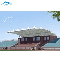 Structure de toit en membrane pour tentes de scène, gradins sportifs et architecture extérieure