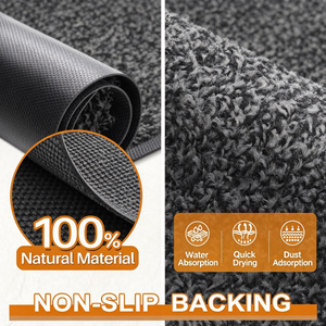 <strong>Heavy</strong> <strong>Duty</strong> Dust Control Door Mat, Non Slip <strong>Rubber</strong> <strong>Backed</strong> Entrance <strong>Carpet</strong> Mat for Long Term Commercial High Frequency Use - Product Image 4