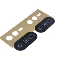 Personnalisation de panneaux de commande à distance en plastique IP67, PC, PET, acrylique, avec revêtement graphique, adhésif 3M, équipement médical