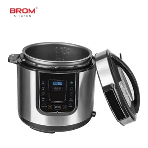 multifunctional pot nonstick aluminum liner stainless steel touch screen electric pressure cooker