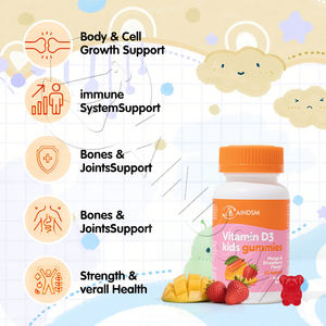 Gomitas de Vitamina D3 para Niños de Marca Privada con Certificación GMP, Sin Gelatina, Refuerzo Inmunológico, Gran Sabor - Product Image 2