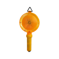 Feu de signalisation LED stroboscopique portatif rechargeable et réfléchissant pour la sécurité routière, idéal pour les cônes de signalisation et le contrôle du trafic