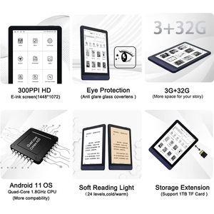 Meebook - Libro Electrónico con Pantalla de Tinta Electrónica de 6 Pulgadas, 3 GB + 32 GB, Portátil, Android 11, Tableta Lectora Electrónica - Product Image 4