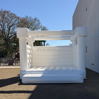 Château gonflable bleu 13x13 Moonwalk Hpfburg avec trampoline et zones de saut