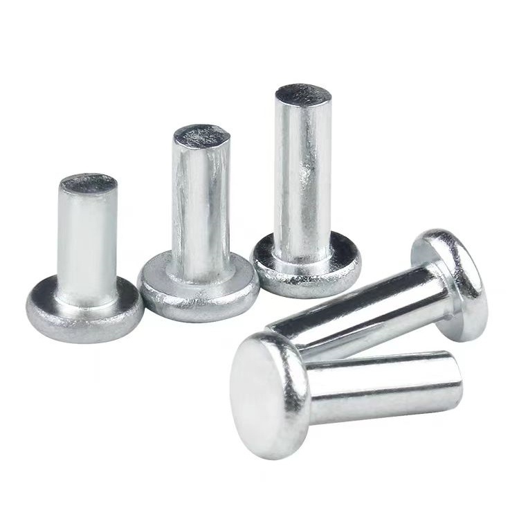 GB109 Galvanized Carbon Steel Flat Head