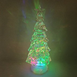 2024 <b>LED</b> <b>Light</b> Crystal Acrylic Artificial Christmas <b>Tree</b> - Product Image 2