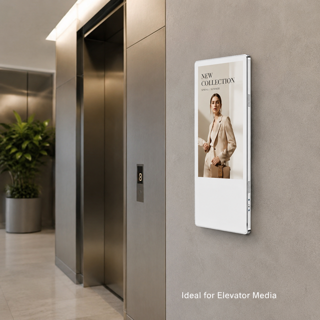 YSYUN Wall Mounted Digital Signage Display LCD Advertising Screen Android Commercial Display Factory Direct