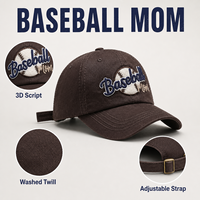 Casquette de baseball respirante à 6 panneaux beige avec maille perforée, motif lettre M, visière pré-courbée, fermeture ajustable, unisexe, tendance