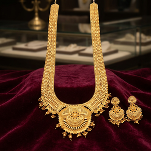 Wholesale 14K 18K 24K Gold Plated Long Necklaces, Indian Wedding Jewelry sets, Traditional <b>Bridal</b> jewelry Set, Fashion Jewelry. - Product Image 6
