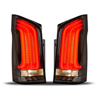 Feux arrière LED pour Mercedes Benz Vito V250 V260 2016 - 2023 Classe V W447 Noir, feux arrière de voiture, plug and play