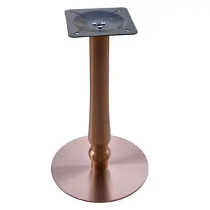 Manufacturer Commercial Hotel Restaurant Furniture Table Base Stainless Steel Polished Dining Table Legs