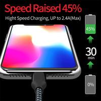Grosir penjualan langsung 1M 2M 3M kabel Data pengisi daya USB kabel sinkronisasi kompatibel dengan iPhone 14 13 12 X pengisian cepat kinerja tahan lama