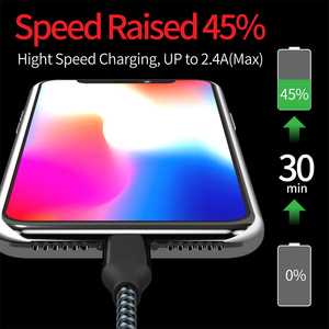 Venta al por mayor Venta directa 1M 2M 3M Cable de sincronización de datos de carga <span class=keywords><strong>USB</strong></span> Compatible con <span class=keywords><strong>iPhone</strong></span> 14 13 <span class=keywords><strong>12</strong></span> X Carga rápida Rendimiento duradero - Product Image 3