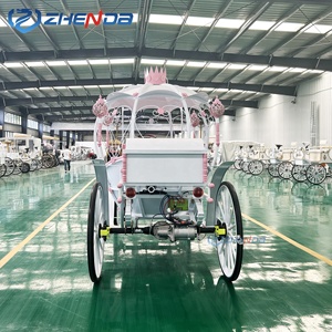 Carruaje Eléctrico de Lujo con Forma de Calabaza de Princesa Cenicienta para Bodas, Transporte Especial para Eventos Nupciales - Product Image 1
