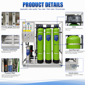 Sistema de Filtración de Agua por Ósmosis Inversa Comercial Ce Rohs 1000l/h, Bomba de Filtración, Modelo Fro-214-1t-3s - Product Image 4