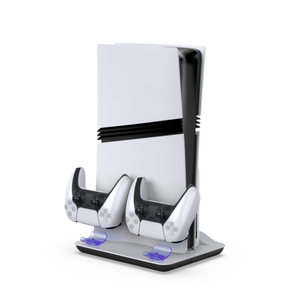 Soporte <span class=keywords><strong>de</strong></span> <span class=keywords><strong>carga</strong></span> para consola multifuncional, <span class=keywords><strong>Base</strong></span> <span class=keywords><strong>de</strong></span> ventilador <span class=keywords><strong>de</strong></span> refrigeración con Joystick para <span class=keywords><strong>PS5</strong></span> Slim Pro Blu-ray Dock, accesorio <span class=keywords><strong>de</strong></span> juego para el juego <span class=keywords><strong>de</strong></span> la TP5-05102B - Product Image 4