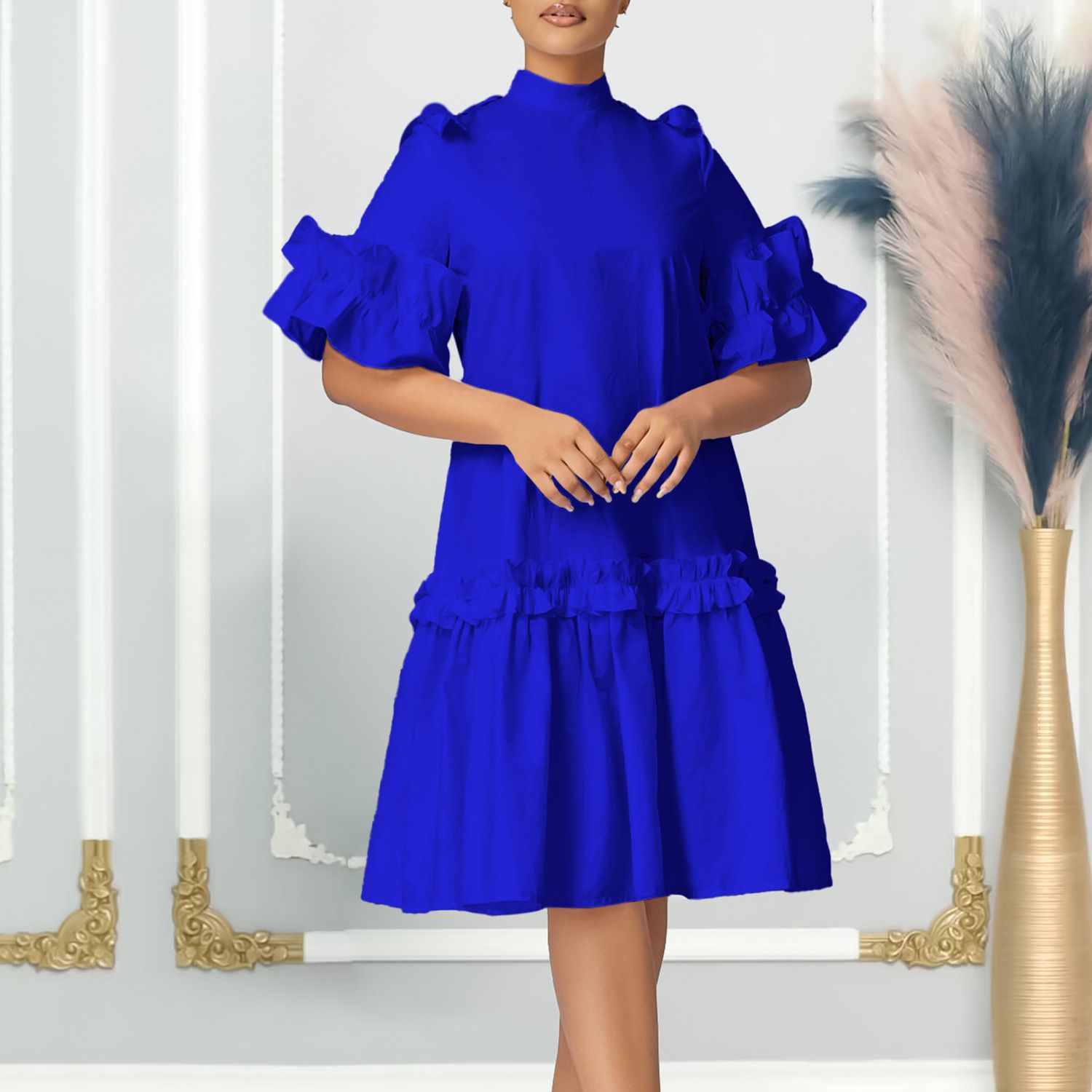 sachin and babi light blue dress habesha dress /habesha kemis /habesha chiffon