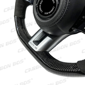 Volant de voiture en fibre de carbone et daim <span class=keywords><strong>Mercedes</strong></span> – Amélioration de l'ancien au nouveau pour <span class=keywords><strong>Mercedes</strong></span>-Benz W205 W212 W222 W463 W464 W205 W44 W204 W218 - Product Image 4