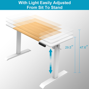 Hiện đại nối dài có thể điều chỉnh chiều cao vuông thông minh điện tử bàn nâng lên cho đứng và ngồi máy tính bảng - Product Image 5