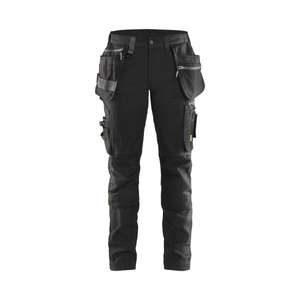 BLAKLADER - 711513439900D19 Pantalon d'artisan femme stretch Noir-PANTALON DE TRAVAIL EAN 7330509800904 PANTALON DE TRAVAIL CARGO - Product Image 1