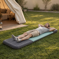 Matelas de camping auto-gonflant portable avec oreiller, tapis de couchage en TPU pour tente, camping en voiture, voyage, vente en gros, fabricant OEM ODM