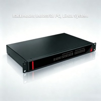 PC industriel intégré en rack à prix de gros, ordinateur embarqué sans ventilateur pour Linux, 2 LAN, RS485, CAN, automatisation des bâtiments