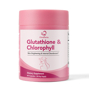 Chinaherbs Píldoras Veganas de Alta Potencia con Extracto de Glutatión y Clorofila Complex para una Piel Radiante BRC NSF GMP ISO - Product Image 1