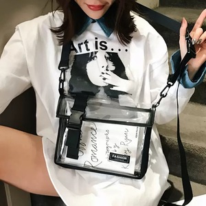 Bolsa <span class=keywords><strong>de</strong></span> Mano Transparente Personalizada <span class=keywords><strong>de</strong></span> PVC, Bolsa <span class=keywords><strong>de</strong></span> Almuerzo Impermeable Transparente con Correa Ajustable, Bolsas <span class=keywords><strong>de</strong></span> Plástico Reutilizables - Product Image 6