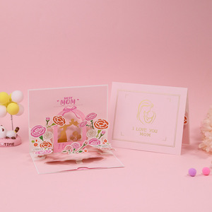 <span class=keywords><strong>D</strong></span>ía DE LA MADRE Tarjetas 3D <span class=keywords><strong>Pop</strong></span> up Tarjeta de felicitación Mensaje 3D Mamá Te amo Flor <span class=keywords><strong>Pop</strong></span> up Tarjetas Regalos PARA EL <span class=keywords><strong>D</strong></span>ía de la madre - Product Image 2
