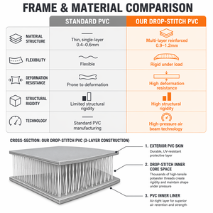 <span class=keywords><strong>Piscina</strong></span> Inflable Familiar de Gran Capacidad, Portátil, con Varios Estilos y Tamaños Personalizados, <span class=keywords><strong>Piscina</strong></span> Elevada para Exteriores - Product Image 6