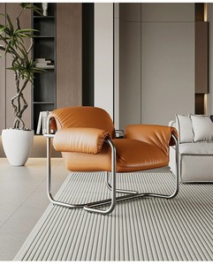 Fauteuil suspendu <span class=keywords><strong>Acapulco</strong></span> moderne haut de gamme, confortable, en cuir, pour salon - Product Image 3