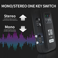 Système de monitoring intra-auriculaire sans fil stéréo/mono XTUGA 2.4G à appairage automatique, microphone sans fil pour chanteurs - Utilisation sur scène