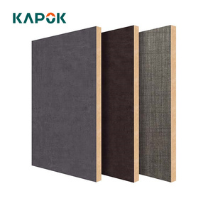 Kapok Chim Sẻ Màu Xám da cảm ứng melamine bảng Mật độ trung bình sợi 8x4 gỗ màu ván <span class=keywords><strong>MDF</strong></span> - Product Image 1
