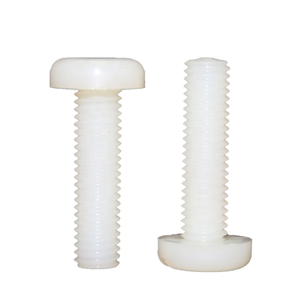 M4 <strong>M5</strong> Ready to Ship Hex Head Round Head Nylon Screw M4-M12 Metric <strong>Bolt</strong> Screw Nylon PA66 Hex <strong>Bolt</strong> - Product Image 1