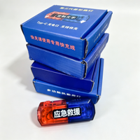 Lámpara de Hombro LED Recargable con Luz Estroboscópica Roja y Azul, con Clip, para Patrullaje de Seguridad y Trabajo Nocturno, Precio de Fábrica
