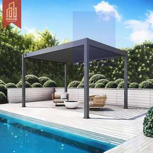 Pérgola Motorizada de Aluminio, Gazebo de Invierno, Invernadero de Cristal de Lujo, Jardín, Patio, Balcón, Pérgola a <span class=keywords><strong>Precio</strong></span> Competitivo - Product Image 1