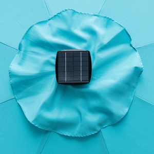 Outdoor <strong>Garden</strong> Solar LED <strong>Tilt</strong> Sun Umbrella With USB Charge Patio Aluminium <strong>Parasol</strong> for Sale - Product Image 5