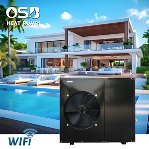 Pompe à chaleur intelligente <span class=keywords><strong>pour</strong></span> piscine, <span class=keywords><strong>pour</strong></span> piscines enterrées et hors sol, avec <span class=keywords><strong>chauffage</strong></span> rapide de l'eau et économie d'énergie - Product Image 1