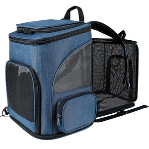 Sac à dos portable pour chat, petit sac de voyage pour animaux de compagnie, sac extensible pour chats et chiens, sac à dos à double épaule pour sorties - Product Image 6
