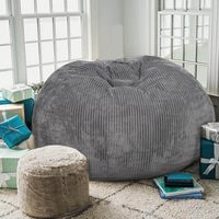 2,5 Fuß Kinder-Sitzsack mit Cordbezug für Jugendliche und Kinder